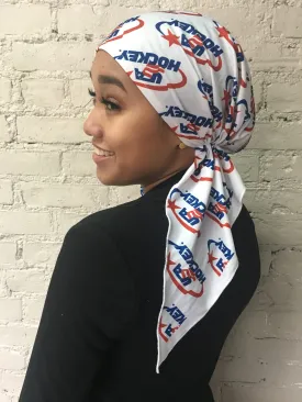 Tie Back Cap Sport Style Durag Pre Tied Headscarf Hairwrap Head Cover