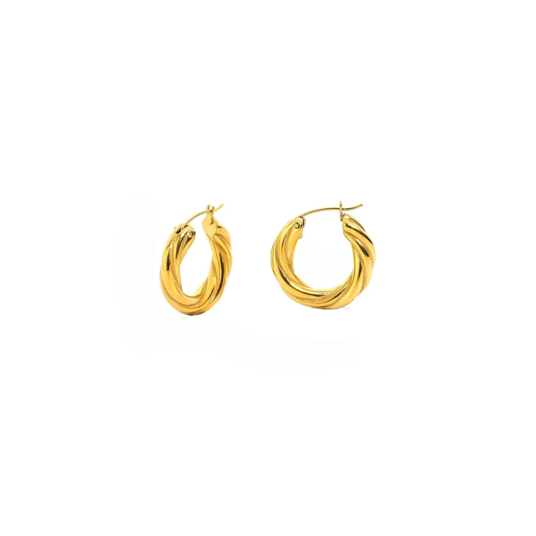 Timeless Twist Hoops