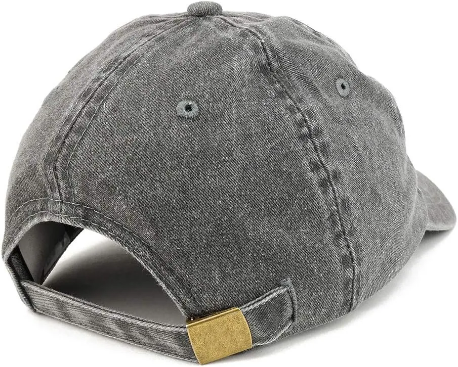 Trendy Apparel Shop Capital Mom and Dad Pigment Dyed Couple 2 Pc Cap Set