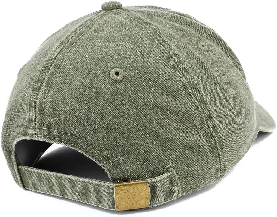 Trendy Apparel Shop Capital Mom and Dad Pigment Dyed Couple 2 Pc Cap Set