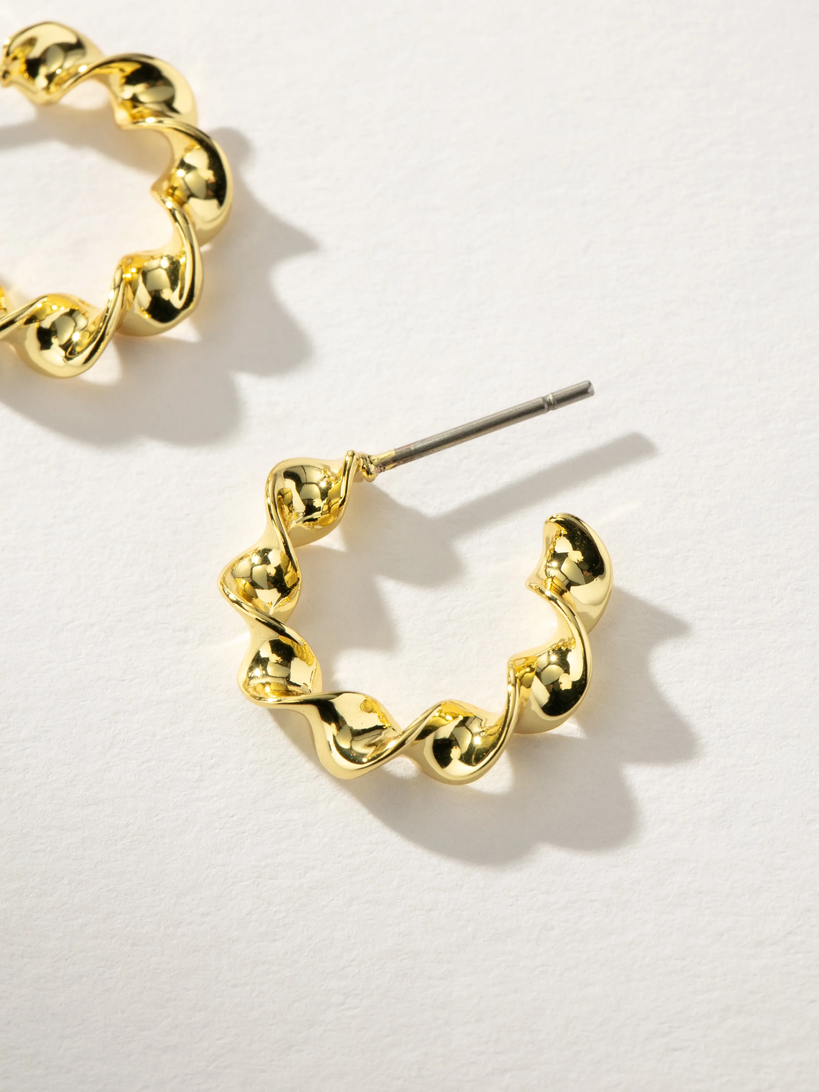 Twist Mini Hoop Earrings