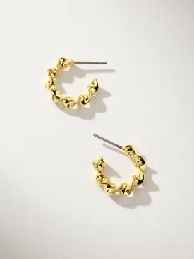 Twist Mini Hoop Earrings