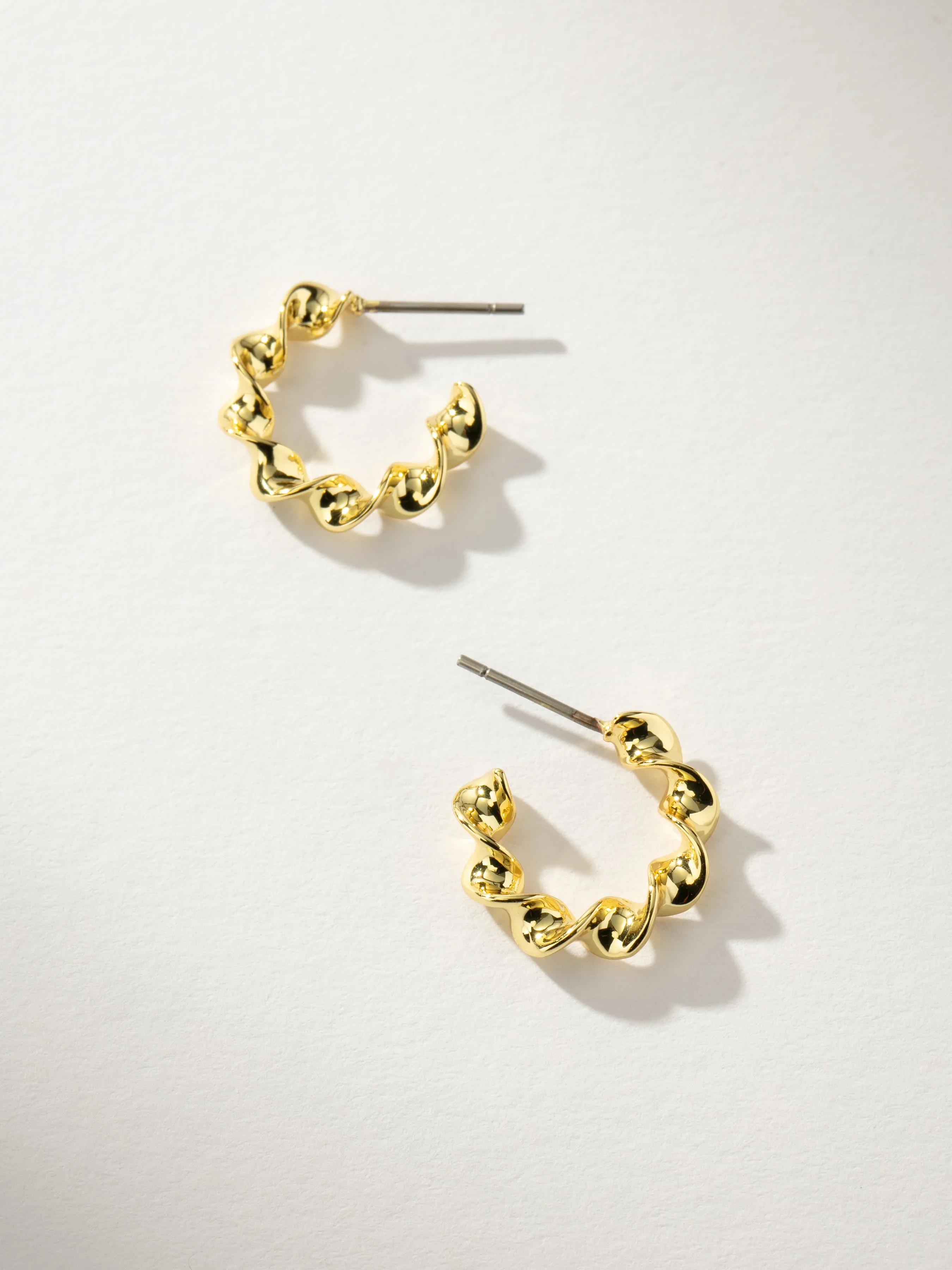 Twist Mini Hoop Earrings