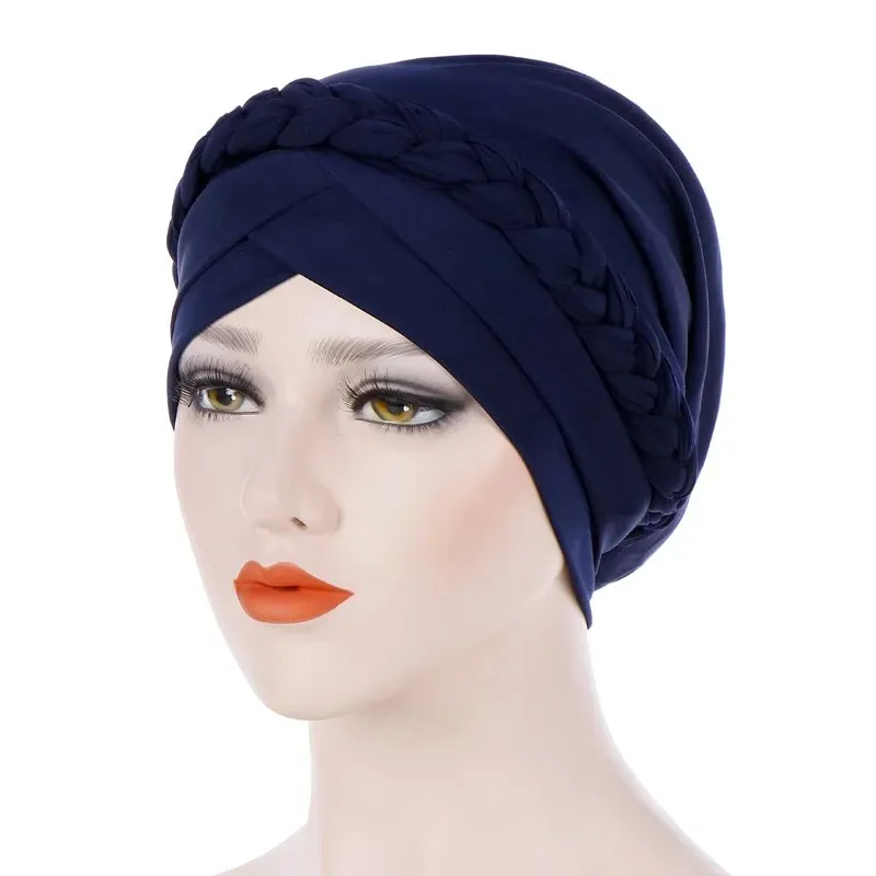 Two-Color Cotton Undercap Hijab