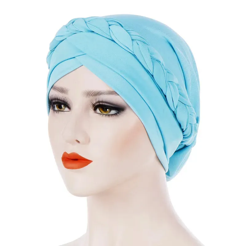Two-Color Cotton Undercap Hijab