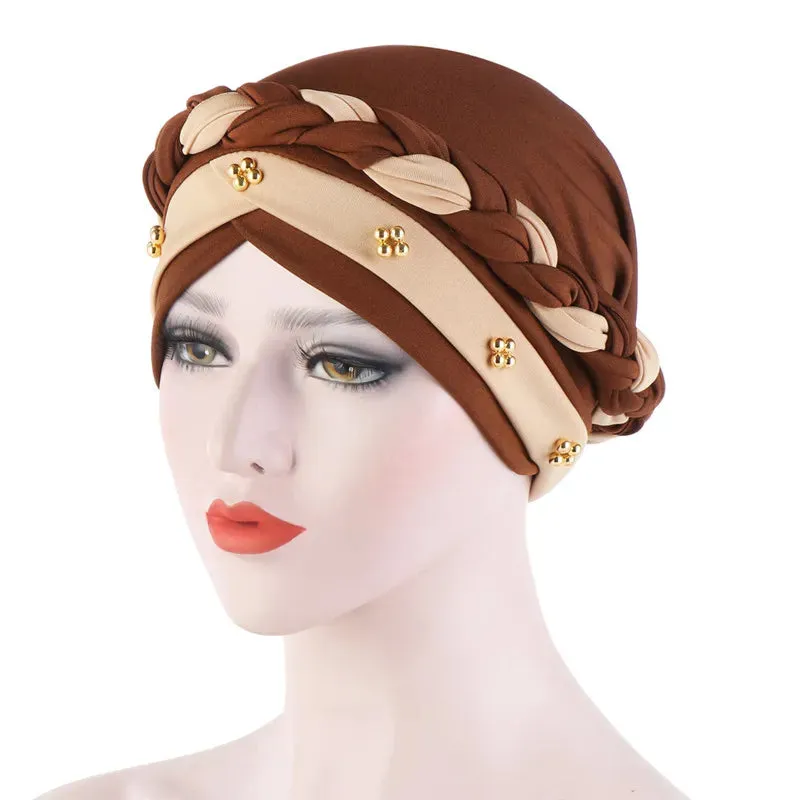 Two-Color Cotton Undercap Hijab