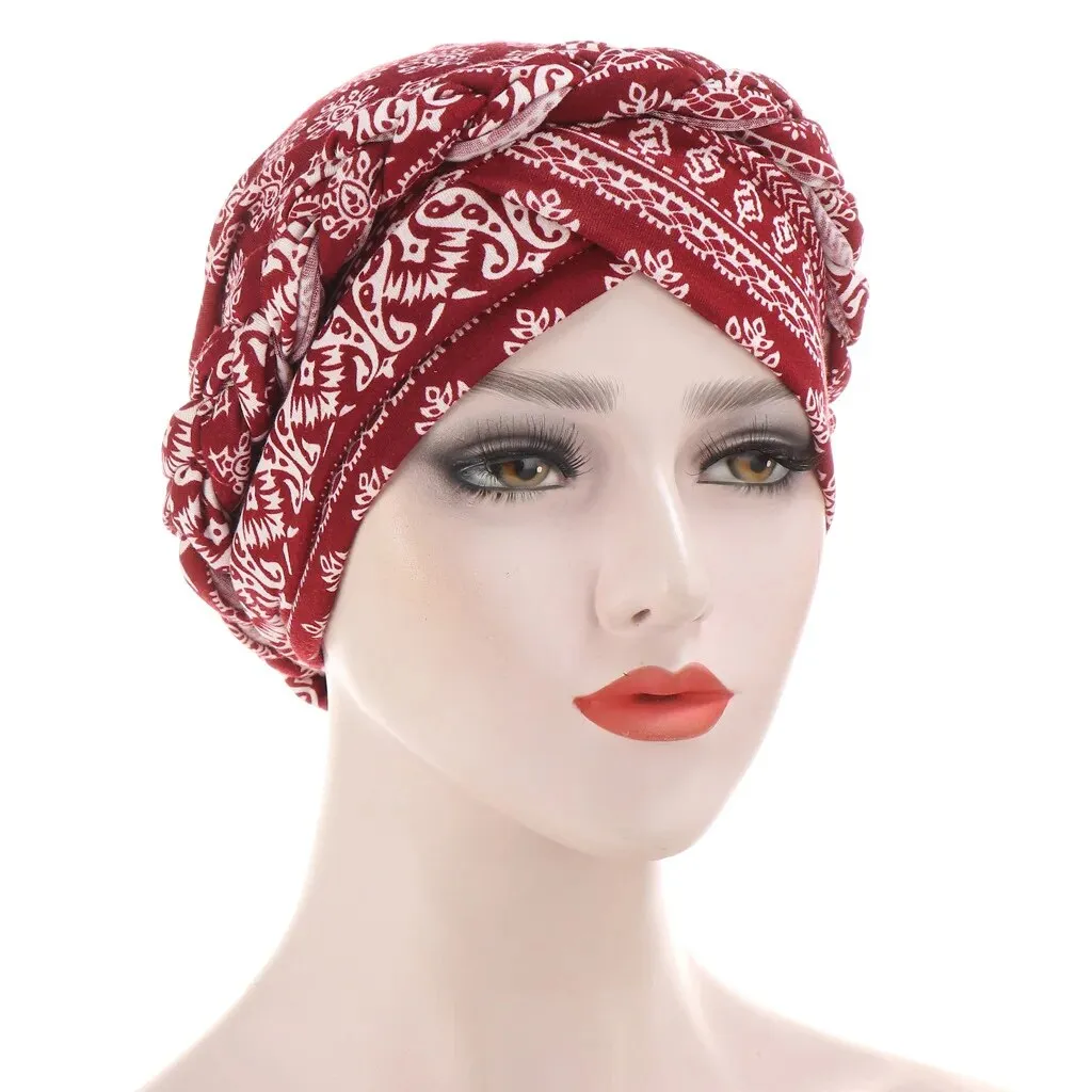 Two-Color Cotton Undercap Hijab