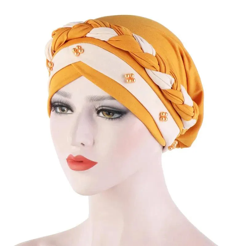 Two-Color Cotton Undercap Hijab