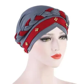 Two-Color Cotton Undercap Hijab