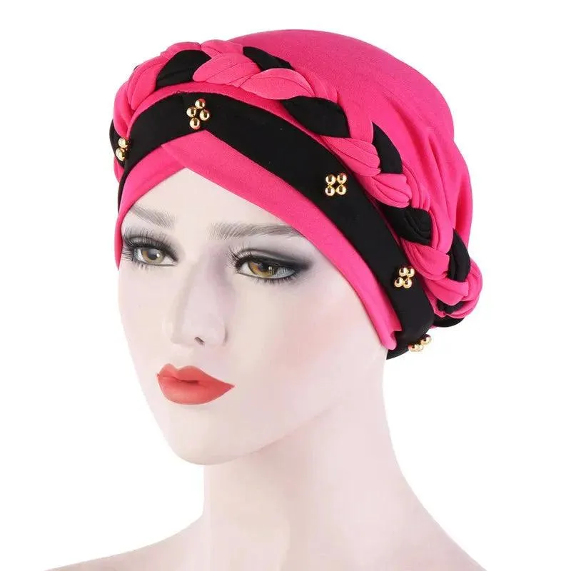 Two-Color Cotton Undercap Hijab