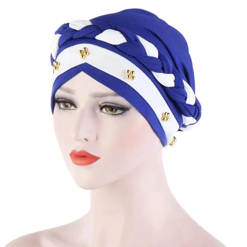 Two-Color Cotton Undercap Hijab