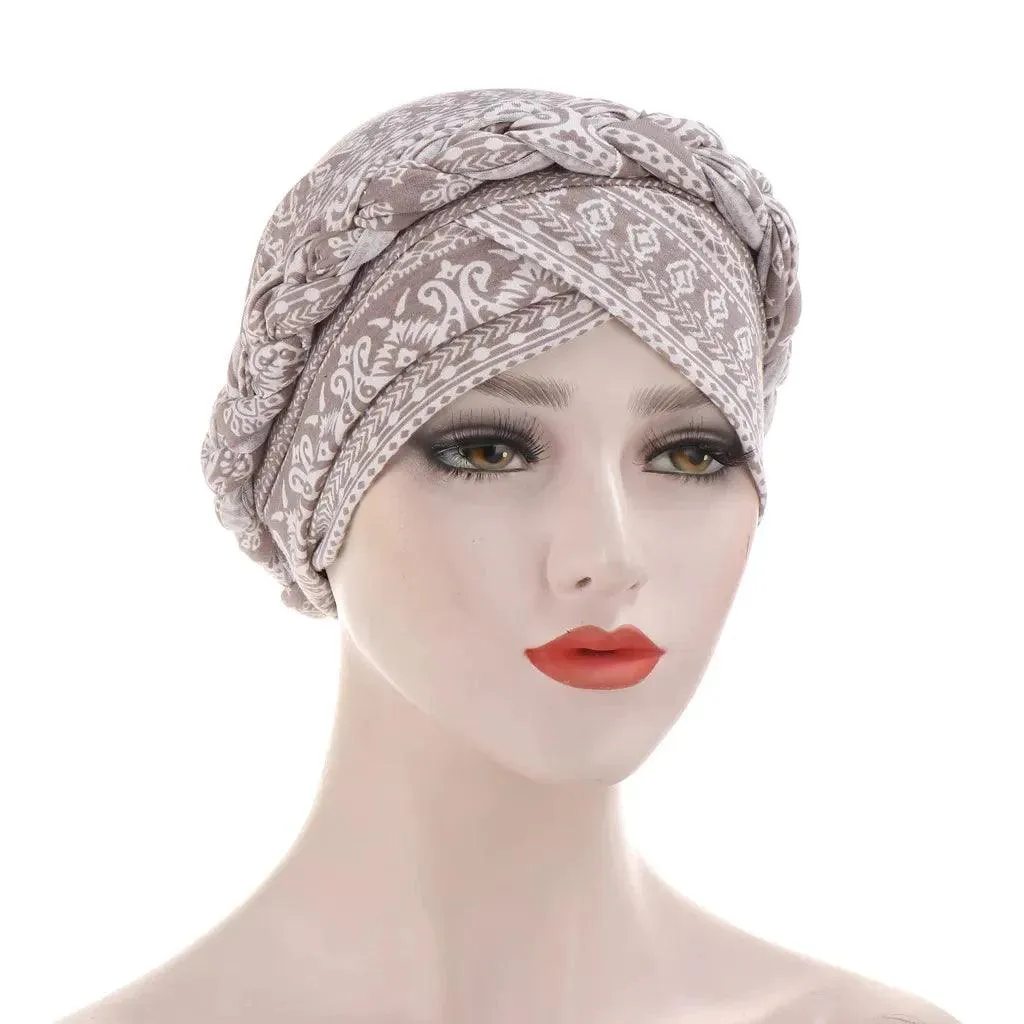 Two-Color Cotton Undercap Hijab