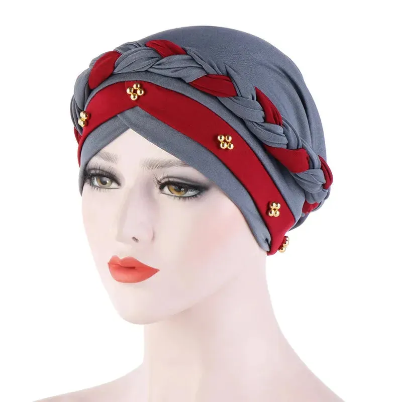 Two-Color Cotton Undercap Hijab