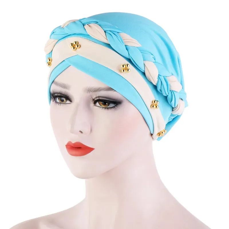 Two-Color Cotton Undercap Hijab