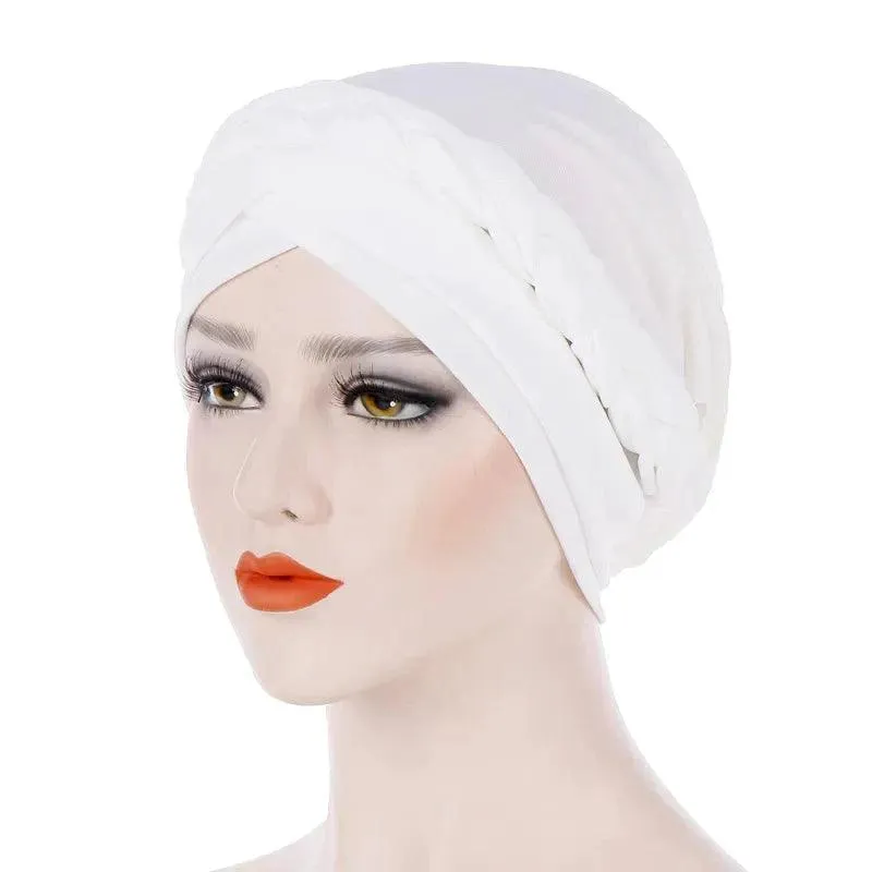 Two-Color Cotton Undercap Hijab