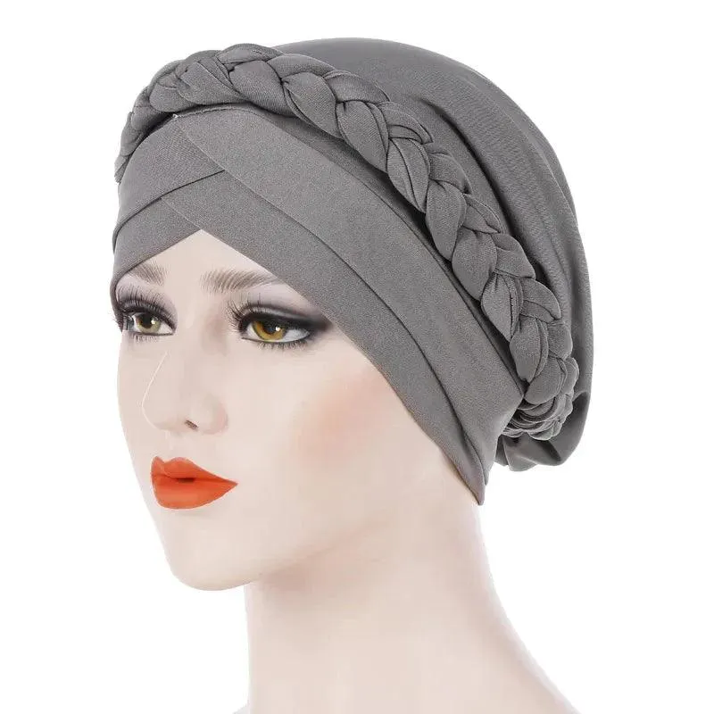 Two-Color Cotton Undercap Hijab