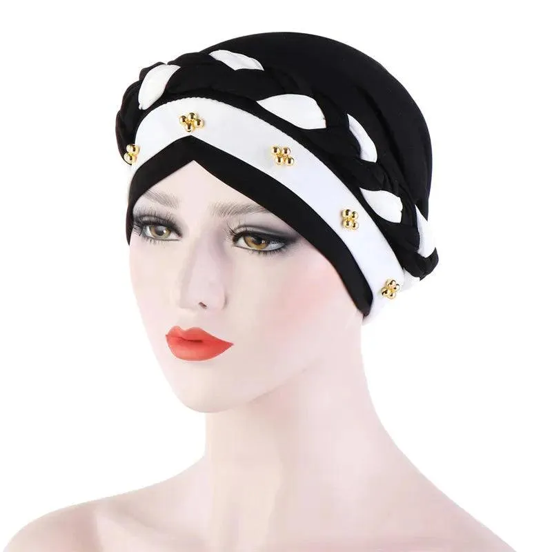 Two-Color Cotton Undercap Hijab
