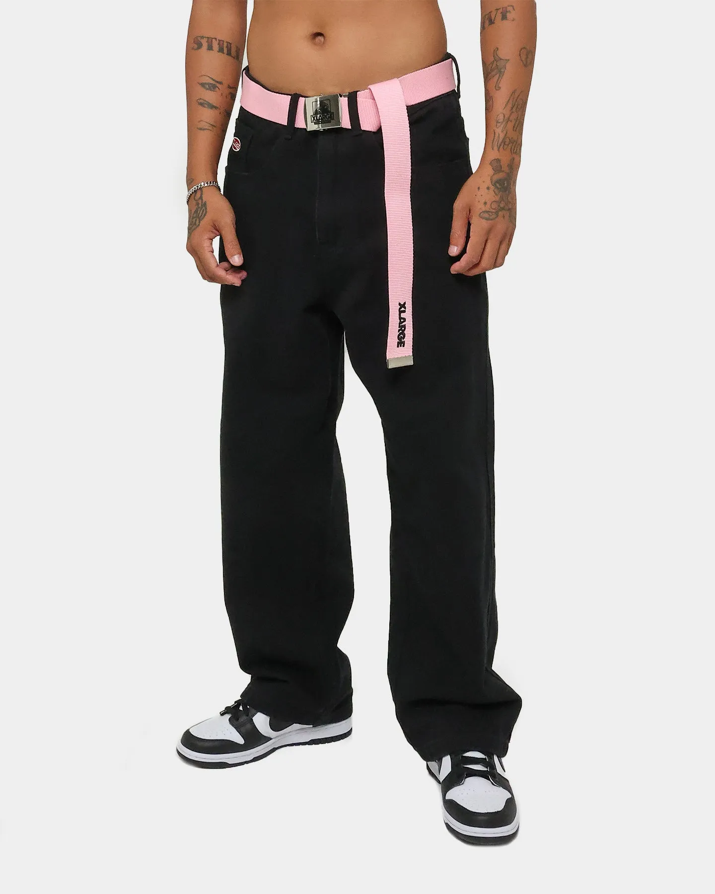 XLARGE 91 Web Belt Pink